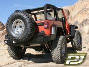 PJ2001: JEEP JK REAR BUMPER & TIRE CARRIER COMBO