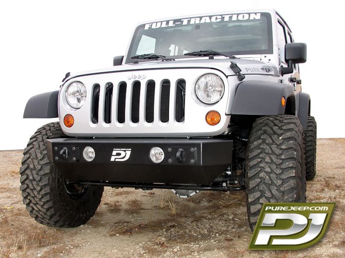 PUREJEEP: PJ1002: JEEP JK STUBBY BASIC FRONT BUMPER, front bumpers