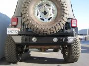 PJ2004: JEEP JK REAR STUBBY BUMPER W/FOG LIGHT MOUNTS